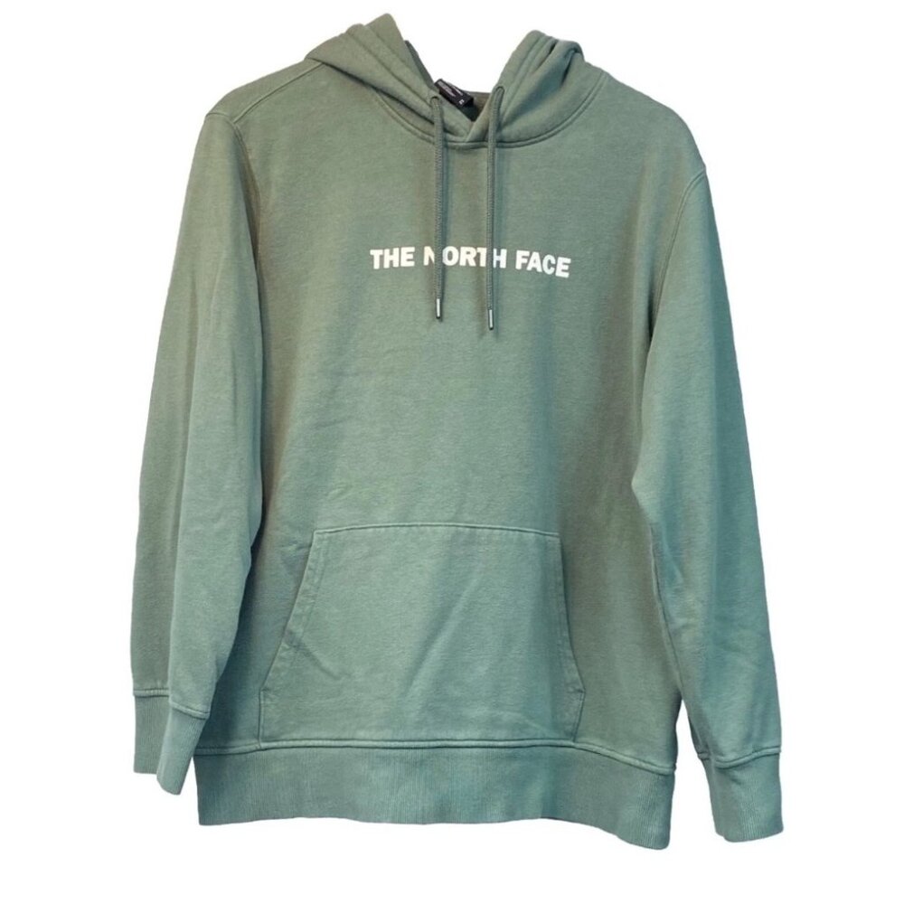 The North Face Womens Green Pullover Hooded  Sweatshirt M Cotton Blend hoodie